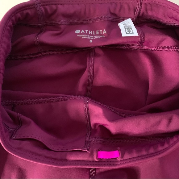 Athleta Contender Purple Legging With Stripes - Picture 8 of 14